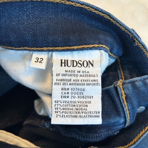 Distressed Hudson Jeans - Picture 3 of 5